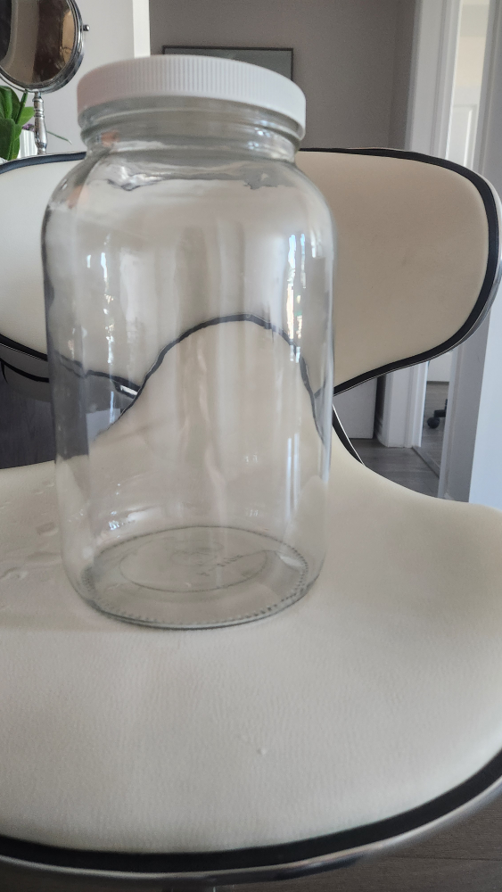 Large Empty Glass Jar