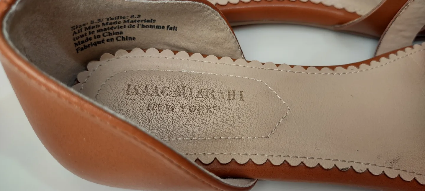 Isaac Mizrahi Brown Woven Sandals image indicator(4)