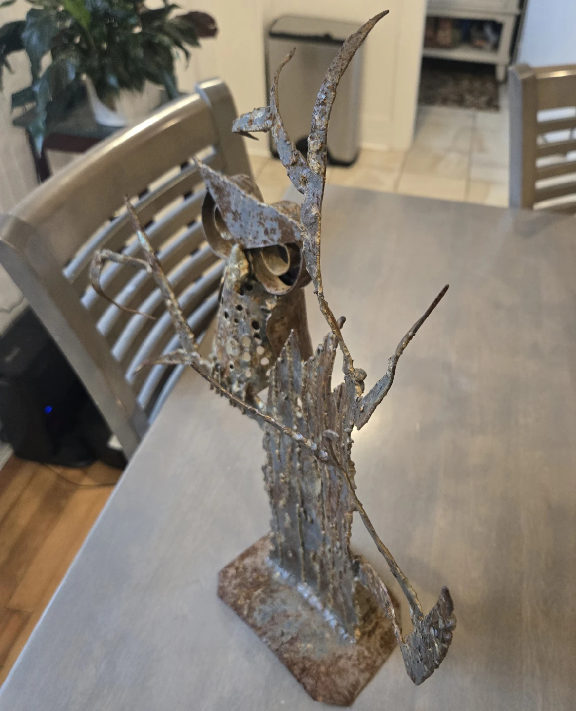 MCM Brutalist Owl Tree Sculpture - photo 5