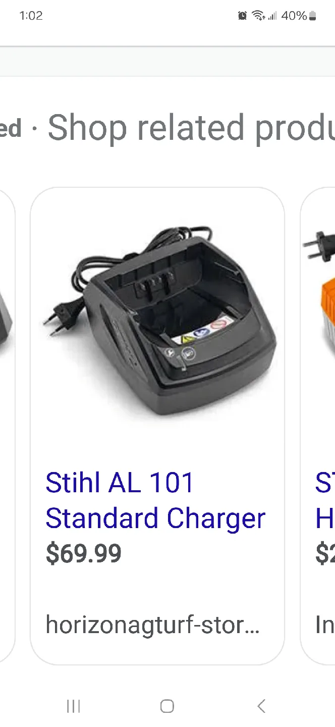 Stihl AL 101 battery charger image indicator(4)