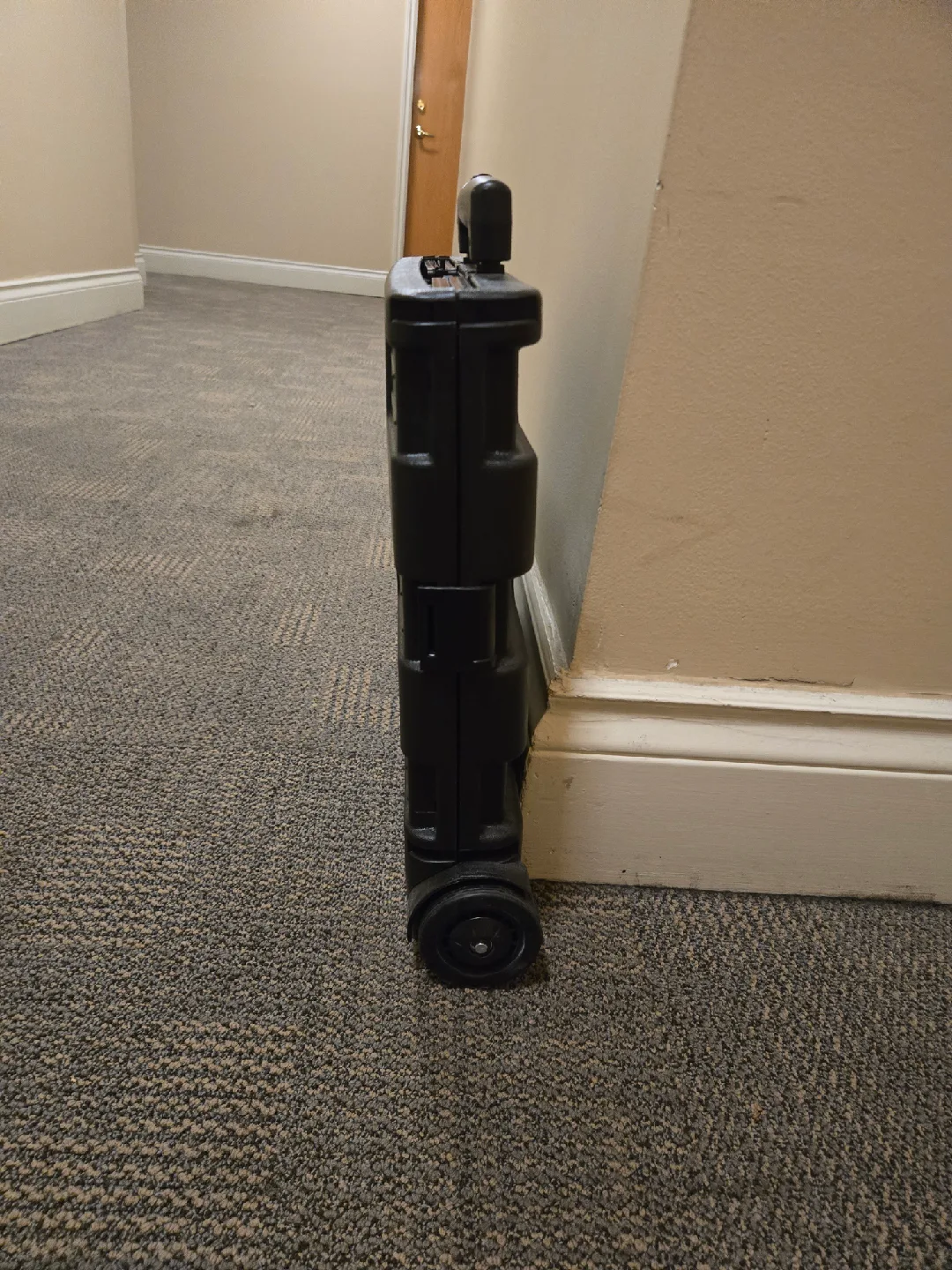 Black Collapsible Rolling Storage Cart image indicator(4)
