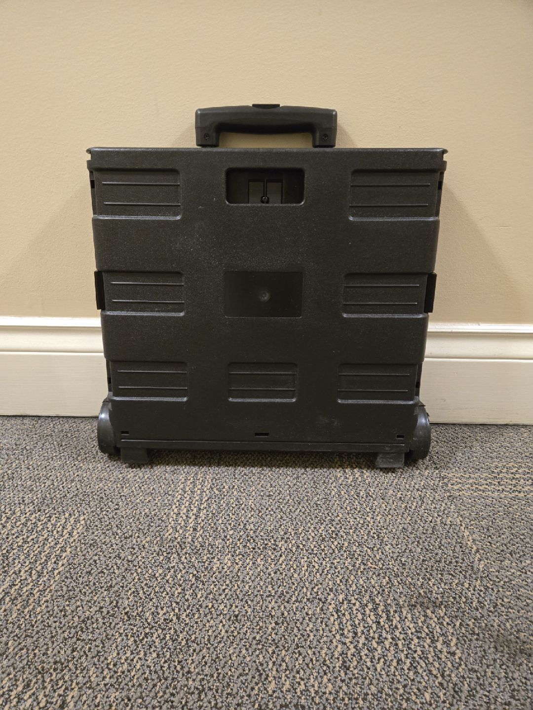 Black Collapsible Rolling Storage Cart - photo 5