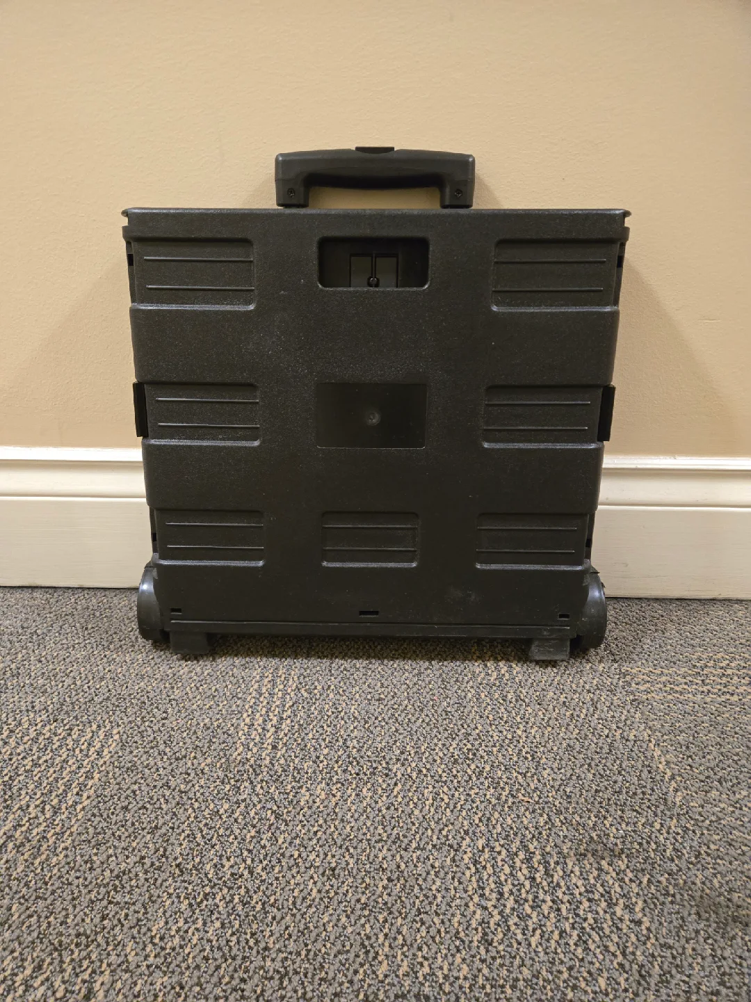 Black Collapsible Rolling Storage Cart image indicator(5)