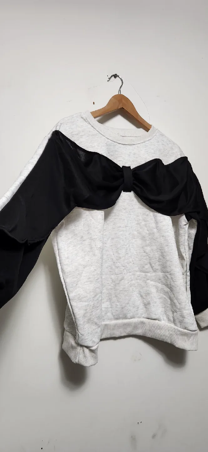 New Bow Accent Sweatshirt image indicator(2)