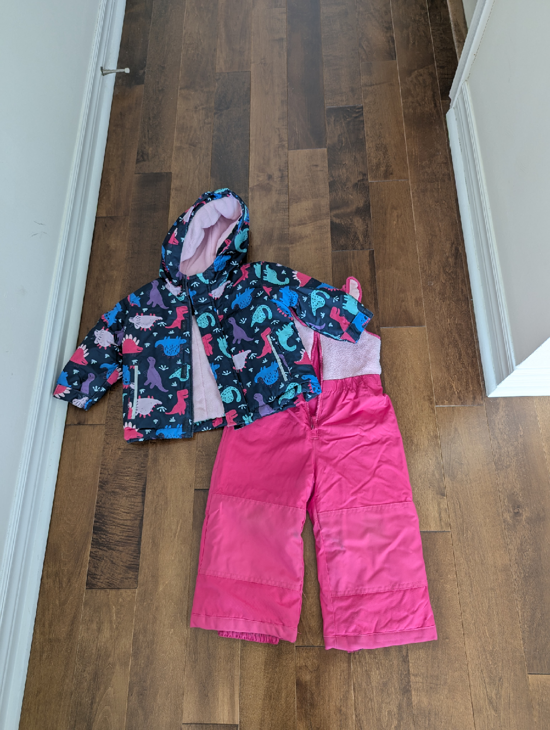 Toddler girls snow jacket and pant size 2T