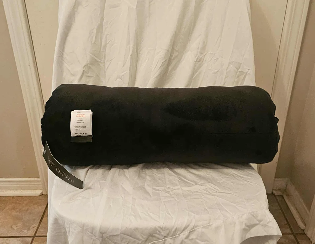 Black Rachel Zoe Round Decorative Pillow image indicator(2)