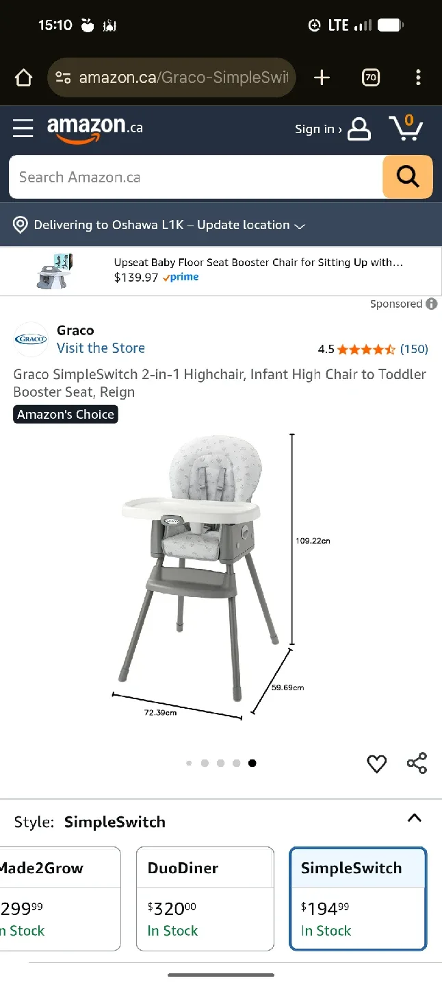 Graco High Chair image indicator(7)