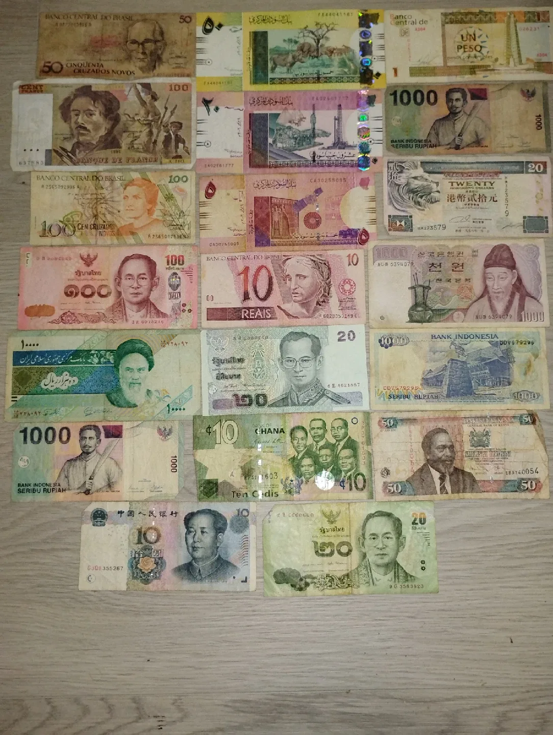 20  pieces International Bank Notes Collection image indicator(3)