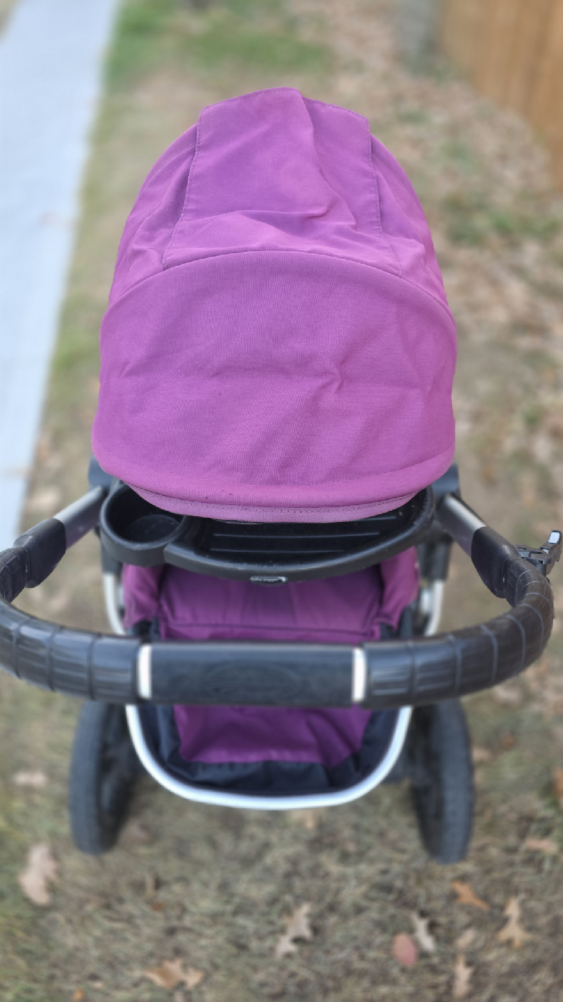 Purple stroller in good condition - photo 2