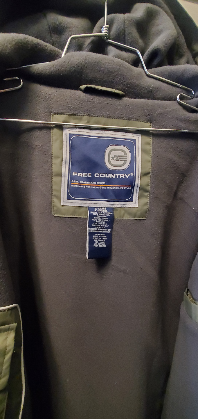 Warm Winter Jackets Free Country Size XL - photo 4