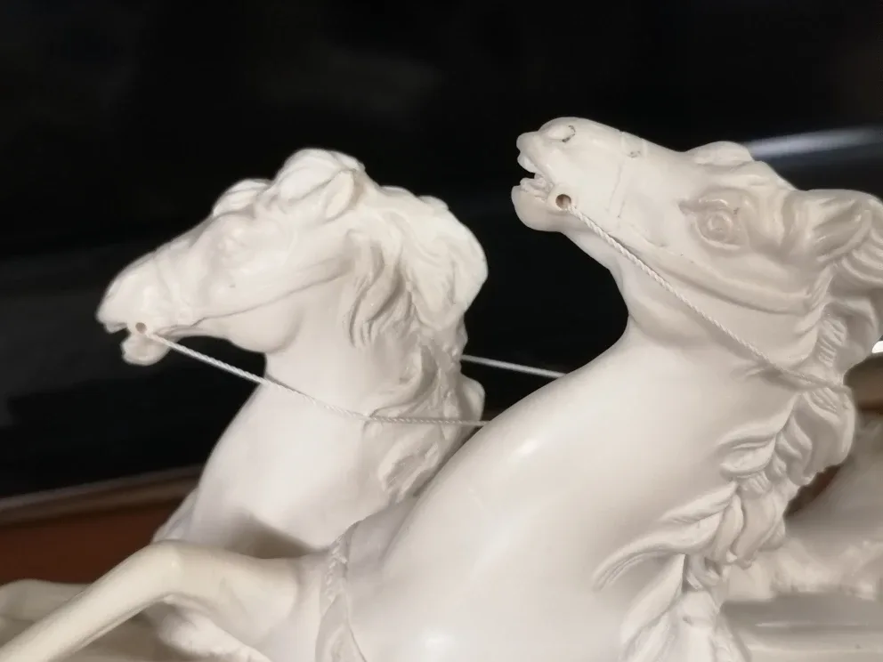 Beautiful Epic Roman Empire War Chariot Sculpture ~by A. Santini image indicator(5)