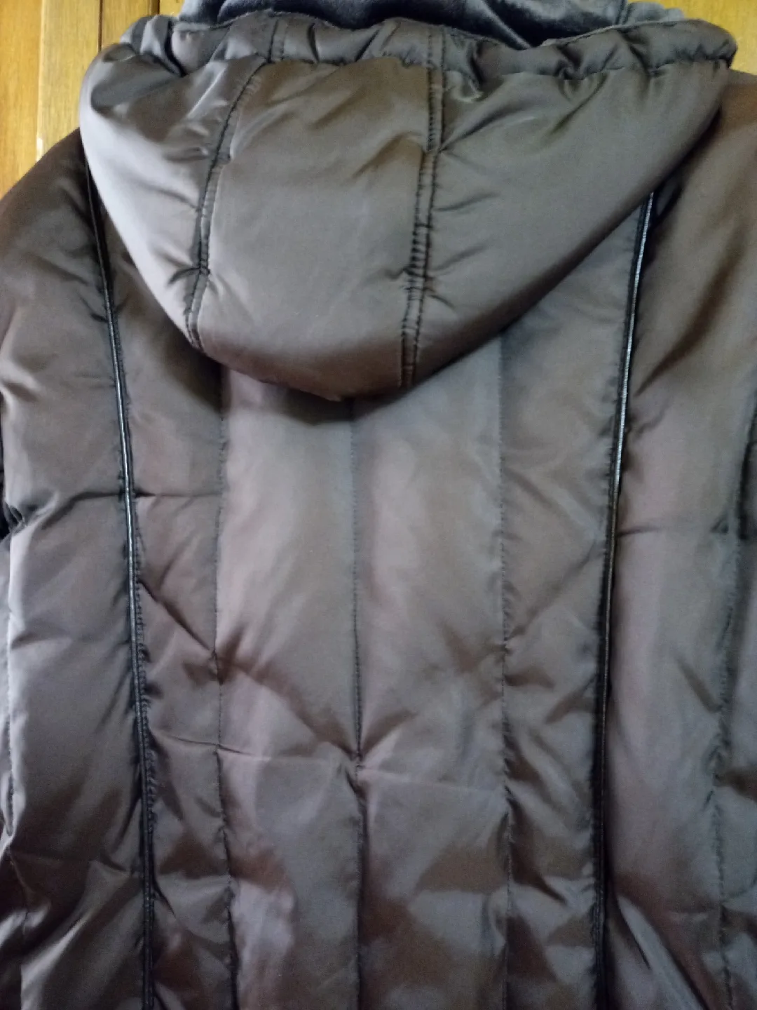 Liz Claiborne Outerwear Brown Puffer Coat - M/M image indicator(5)