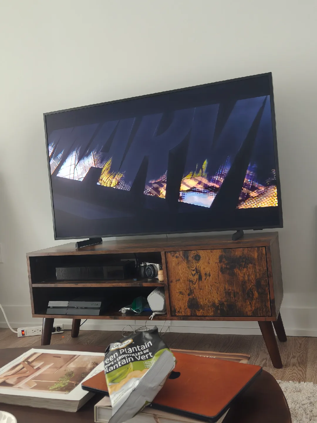 Rustic Brown Entertainment Unit