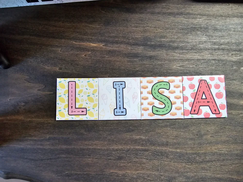 Custom name/ learning letters! image indicator(2)