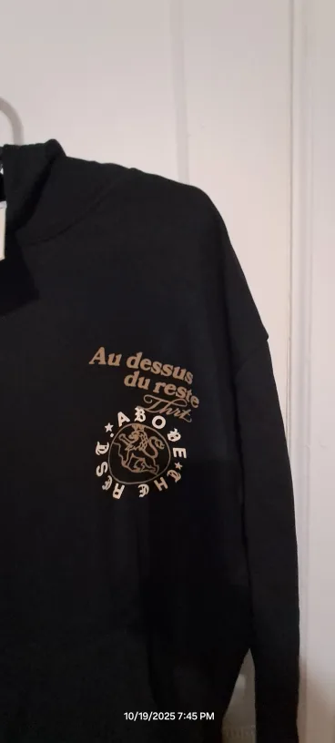 ABOVE THE REST Black Hoodie THRI thumbnail