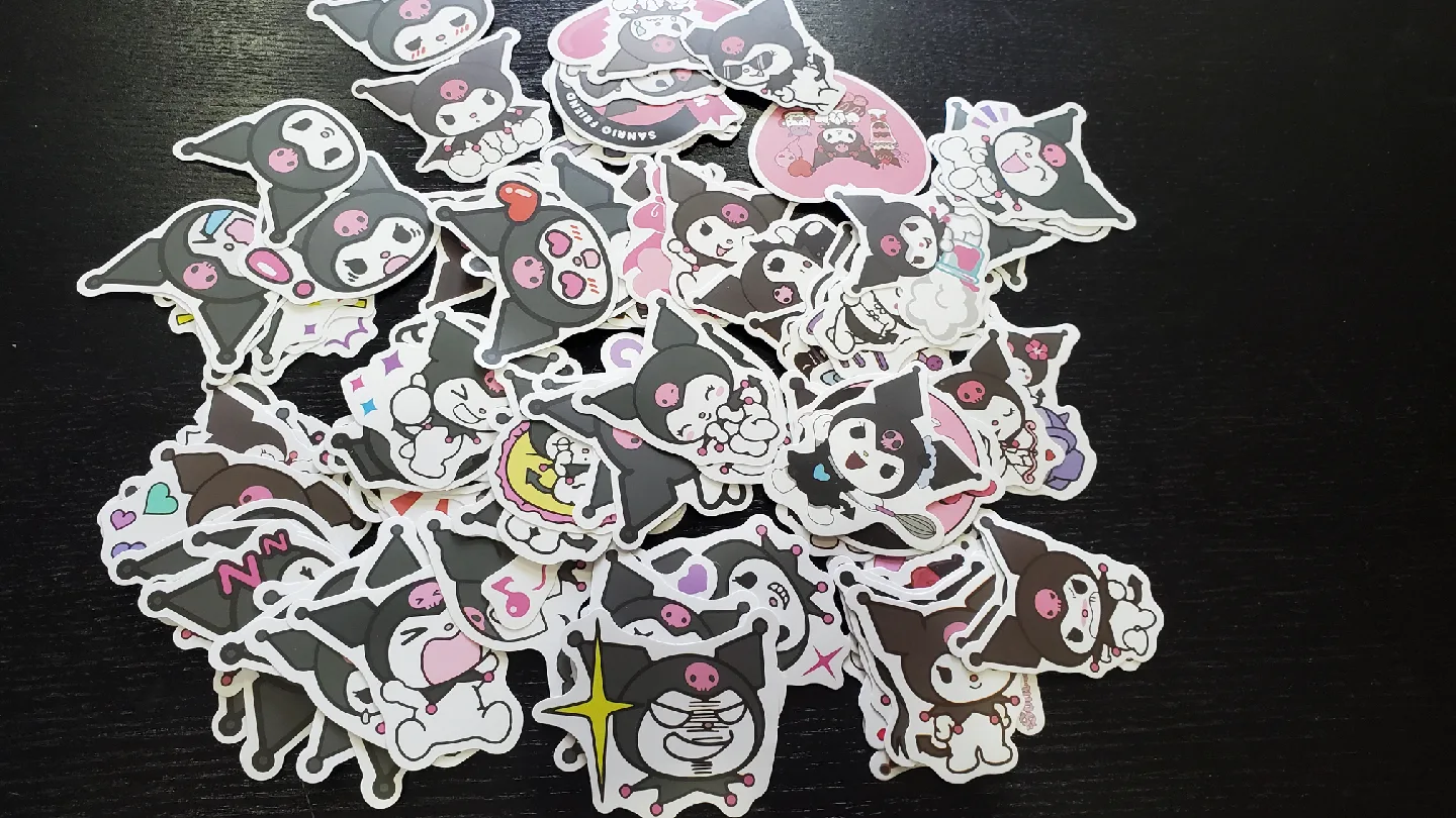 50 PCS Kuromi Stickers thumbnail