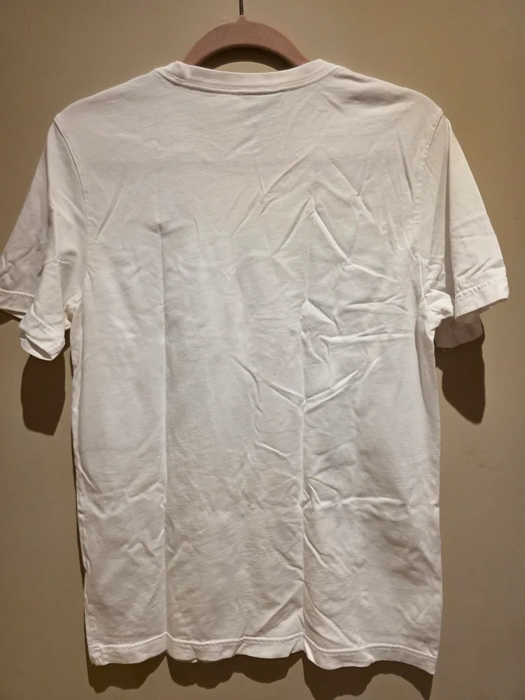 Adidas White & Gold Logo T-Shirt - Size M image indicator(3)