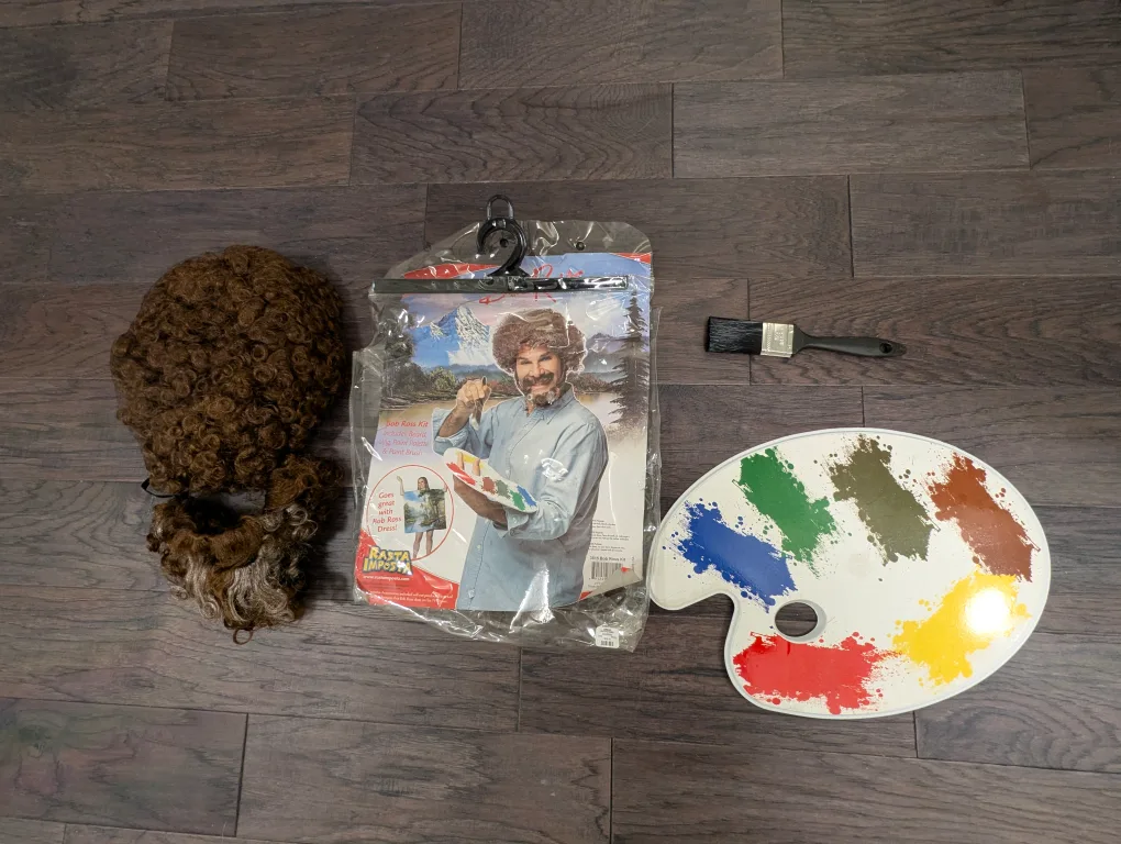 Bob Ross Costume Kit thumbnail