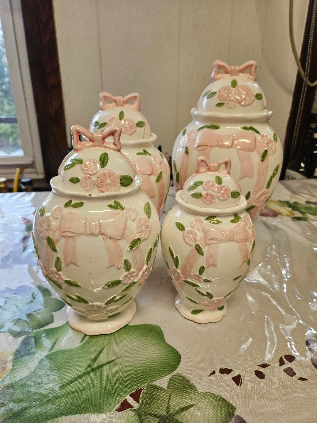 Ceramic Vases with Lids - Set of 4 image indicator(6)