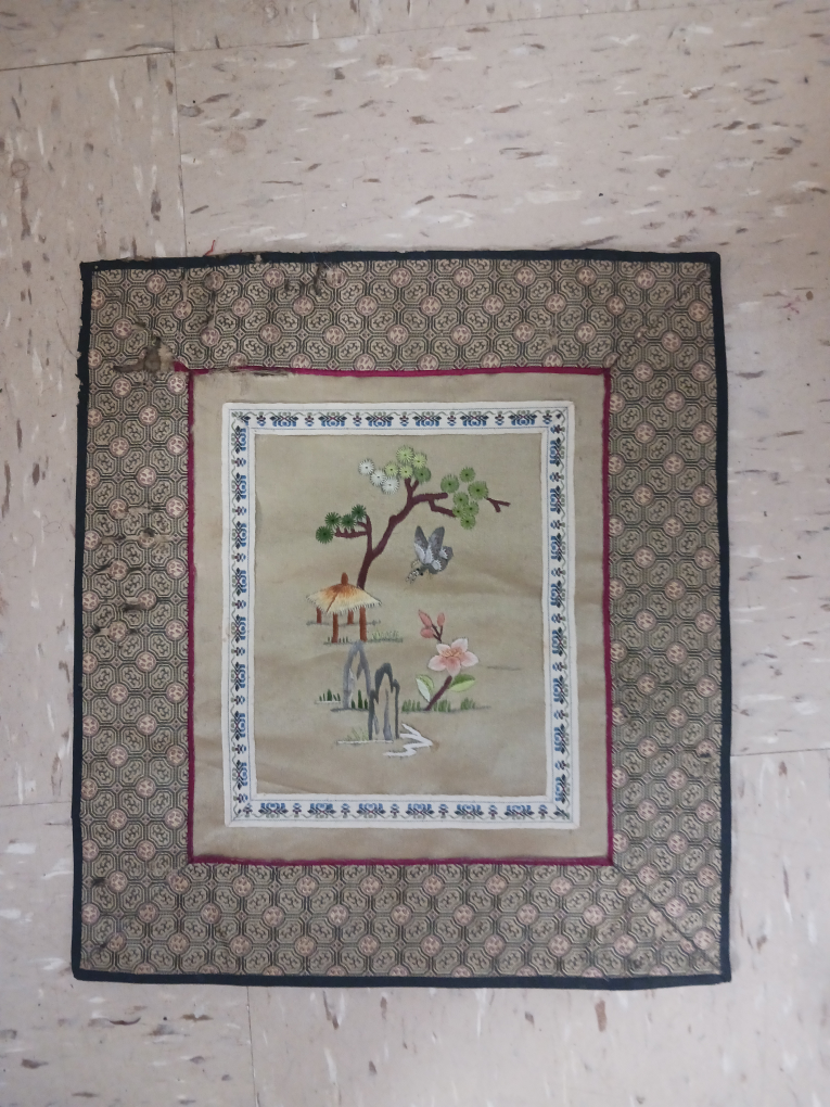 🧡Vintage Asian Embroidery  cloth - photo 2