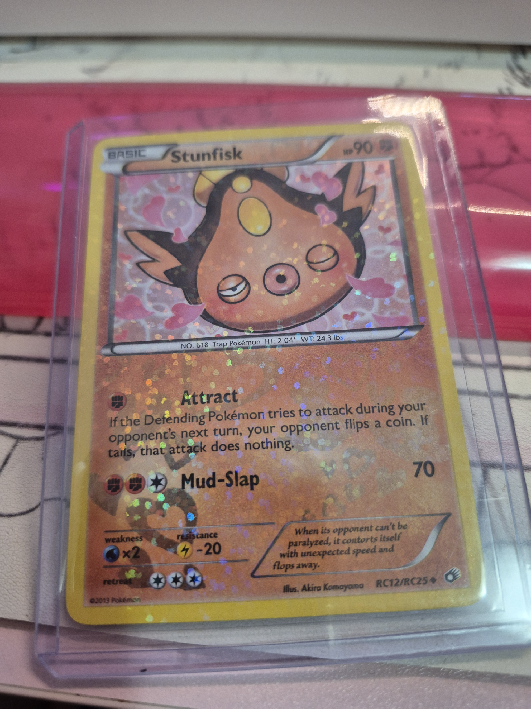 stunfisk rc12/rc25 pokemon card