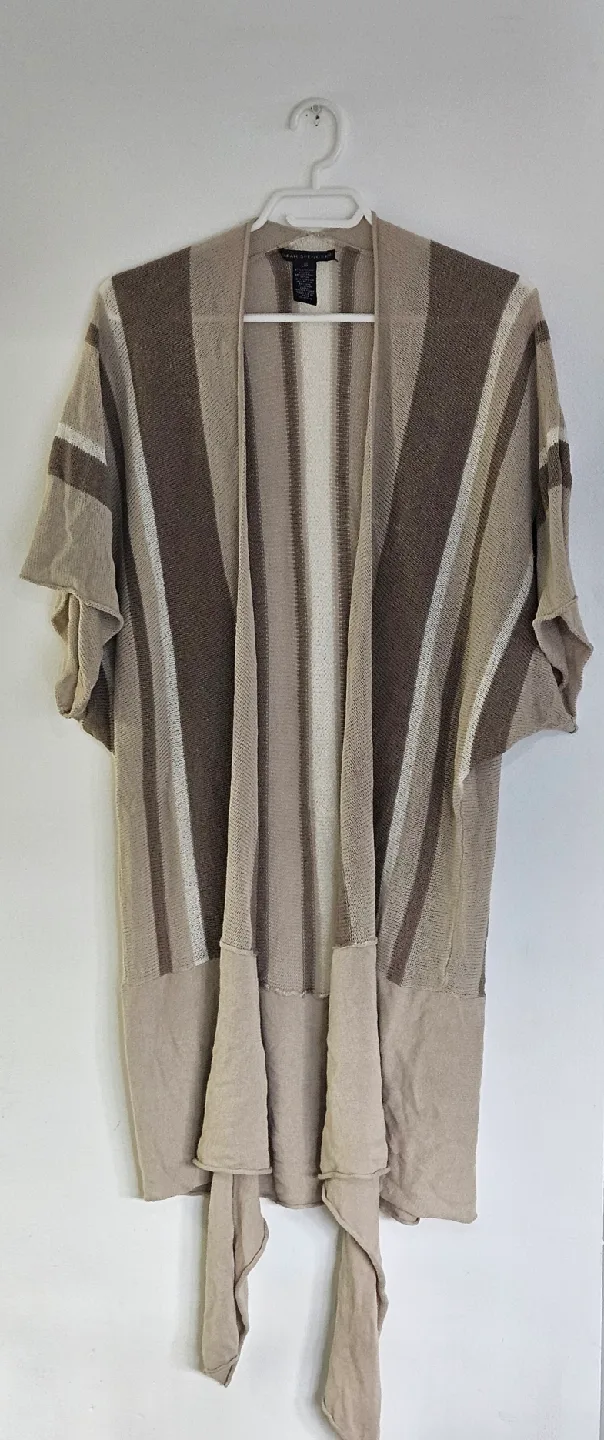 Brown and beige cardigan size large thumbnail