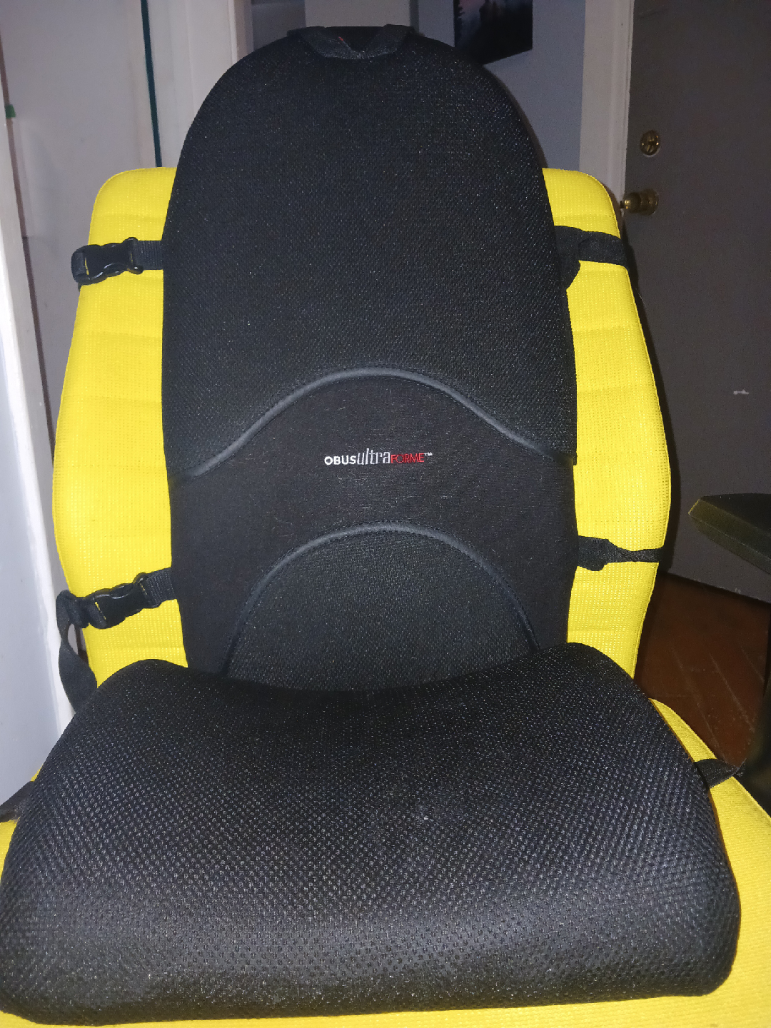 Computer Chair w/ Obus Backrest  - Yellow/Black - photo 3
