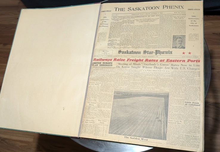 Vintage Saskatoon Star-Phoenix Newspaper