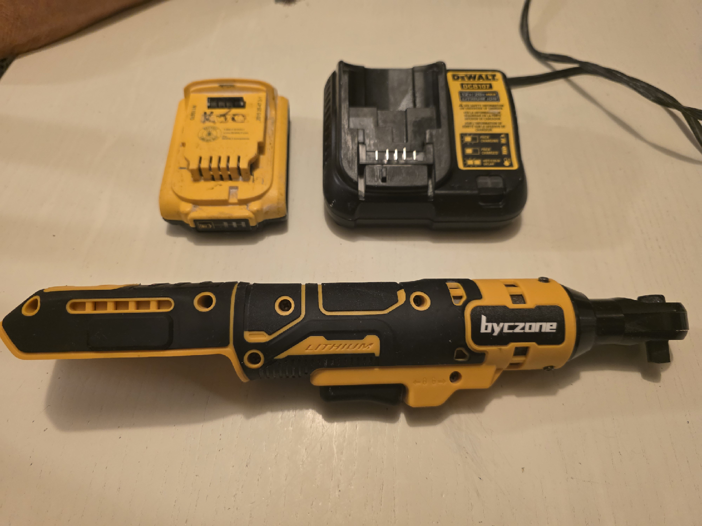 Byczone Cordless Electric Ratchet Wrench