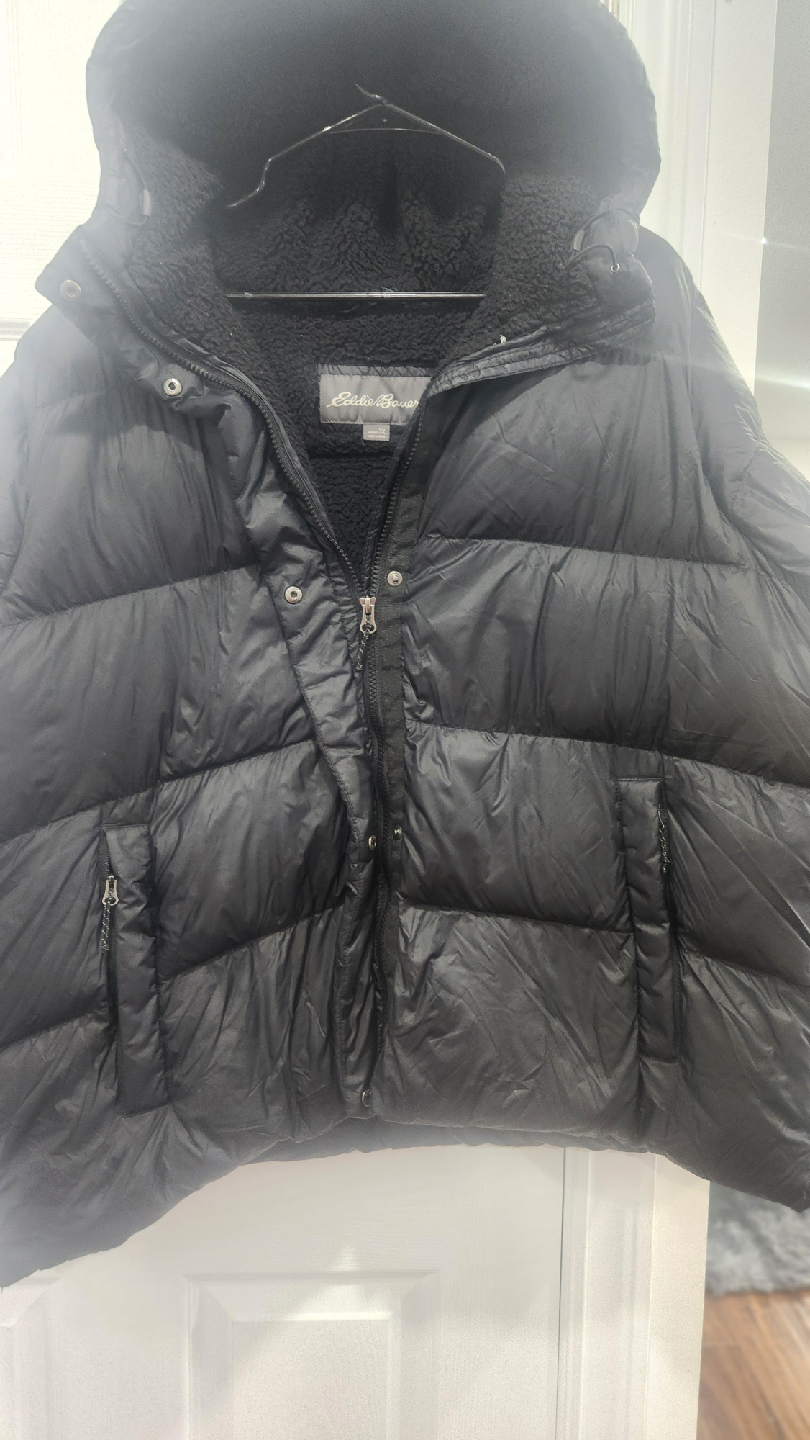 Eddie Bauer Black Puffer Jacket - Size 3X