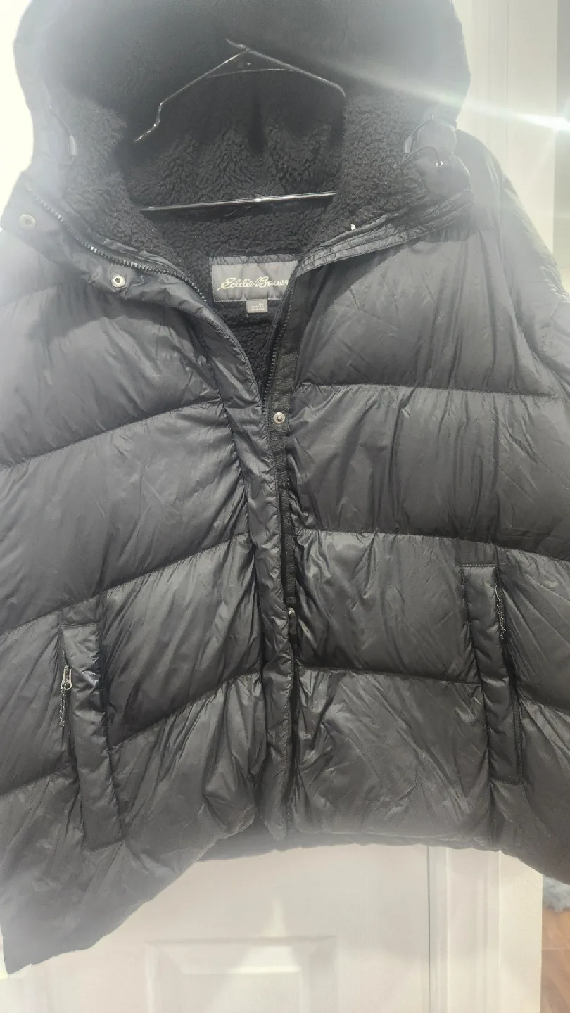 Eddie Bauer Black Puffer Jacket - Size 3X image indicator(4)