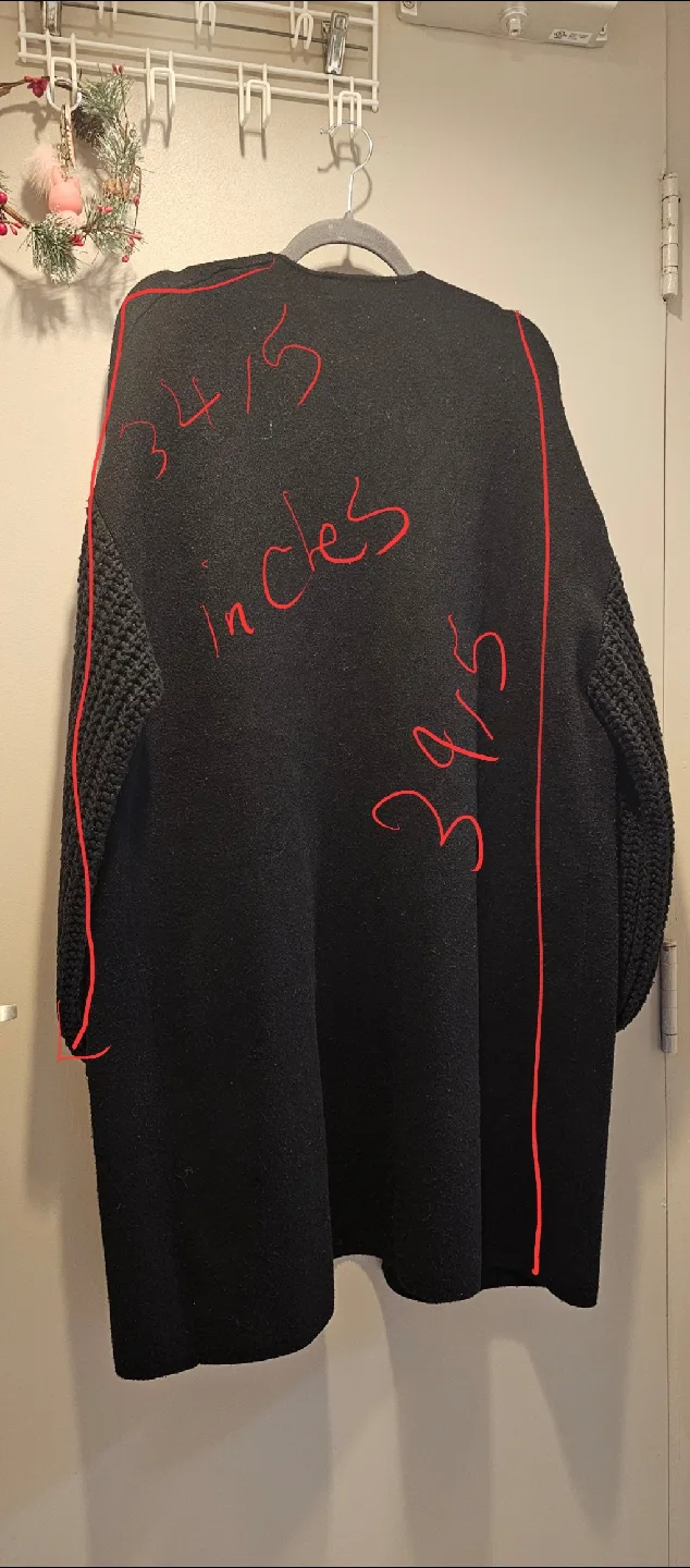 Zara Knit Black Cardigan - Size S image indicator(5)