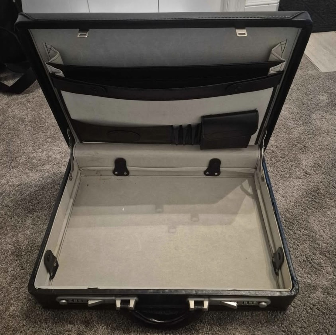 Black Leather Briefcase