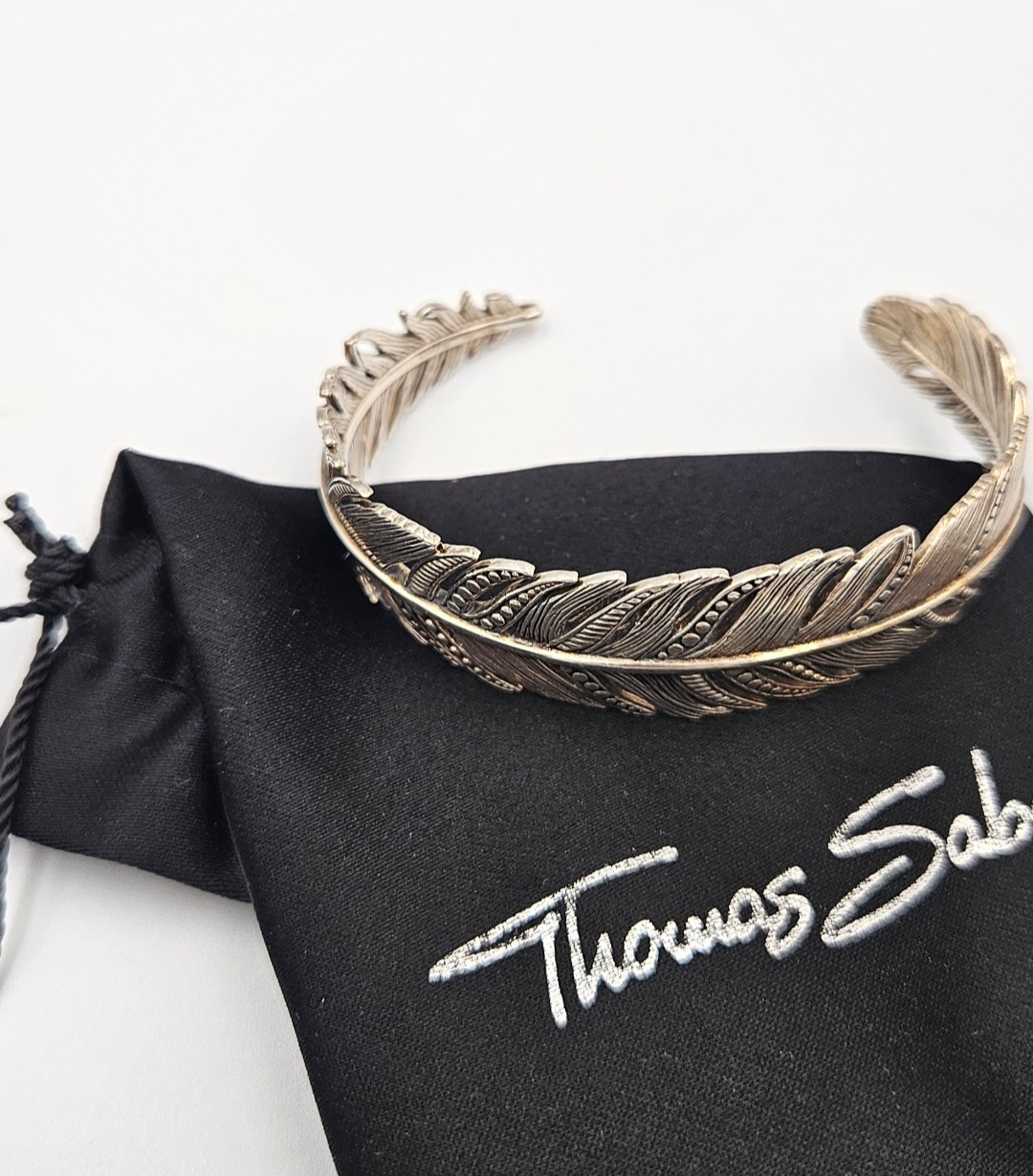 Thomas Sabo Feather Cuff Bracelet