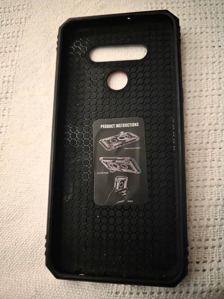 LG K500MM Cell Phone with Red Case image indicator(3)