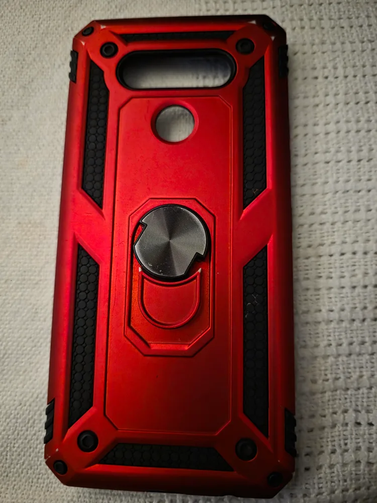 LG K500MM Cell Phone with Red Case image indicator(4)