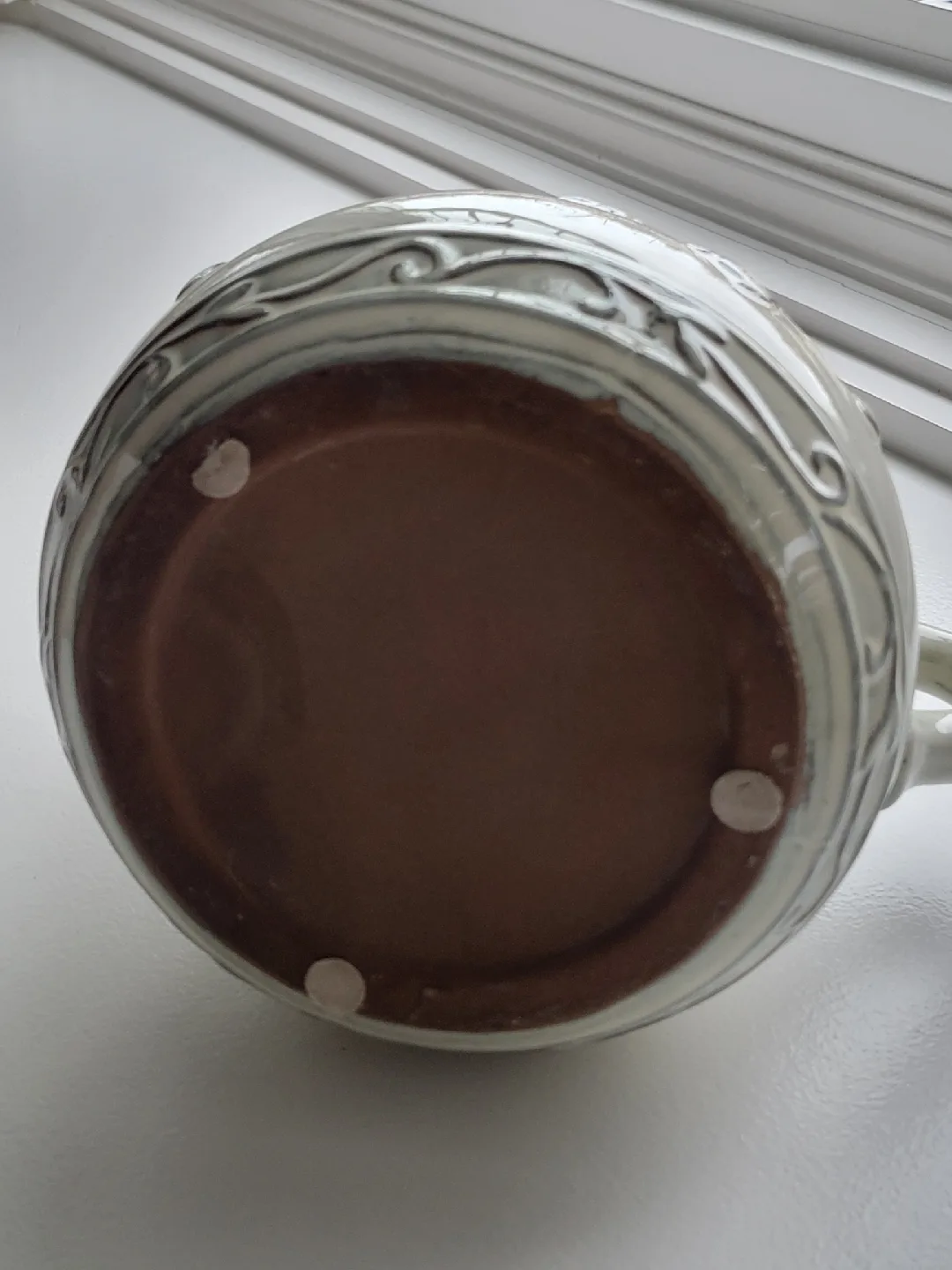 Ceramic Pitcher with Rose Design. Planter image indicator(4)