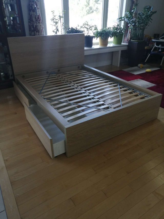 IKEA MALM Bed Frame (size: double)