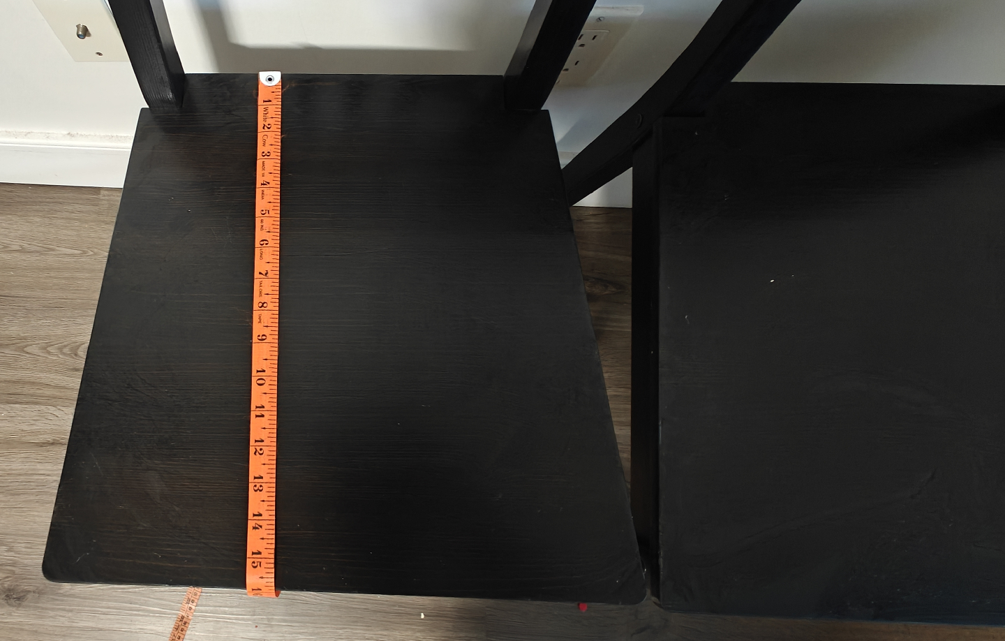 Set of 2 Black Dining Chairs - photo 2