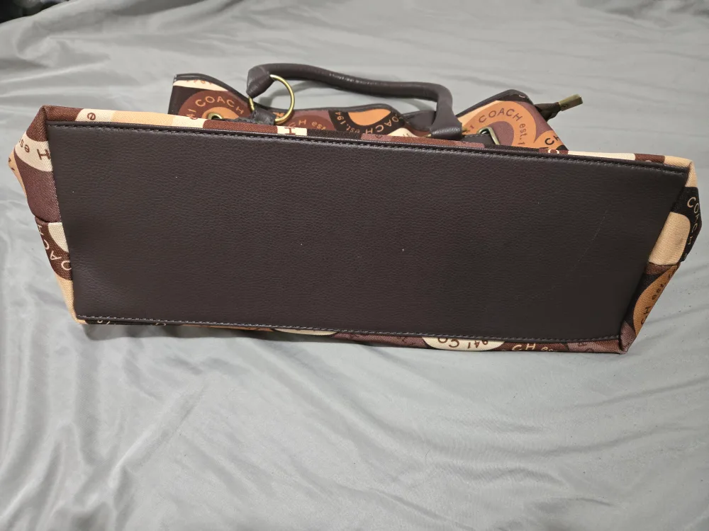 Coach Est. 1941 Brown Patterned Handbag image indicator(2)