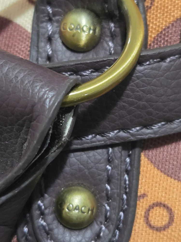 Coach Est. 1941 Brown Patterned Handbag image indicator(5)