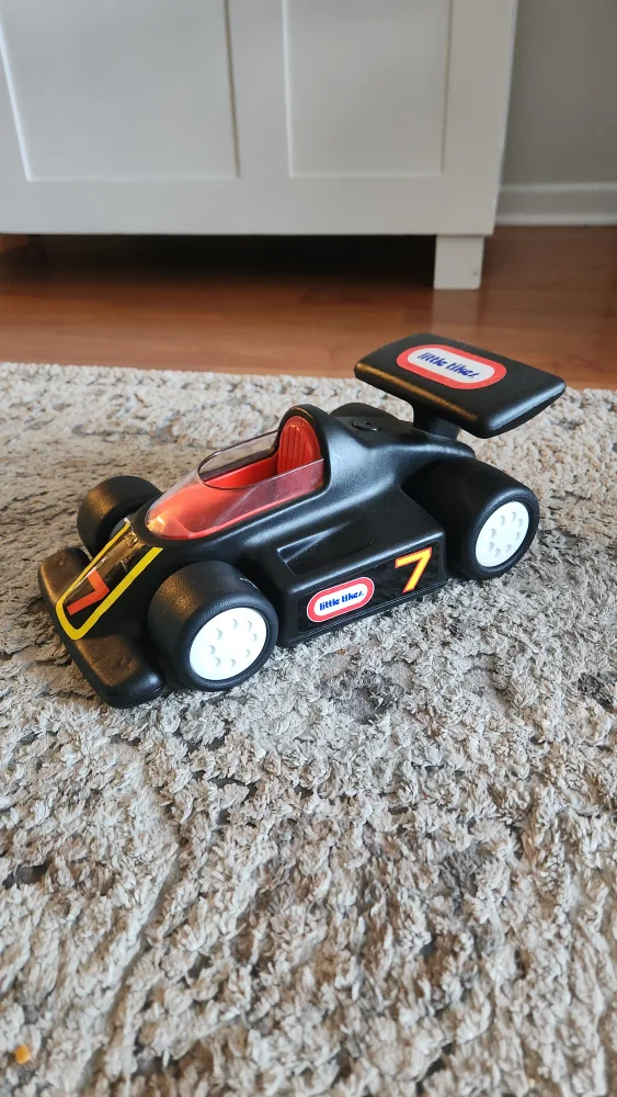 Vintage Little Tikes Black Race Car image indicator(3)
