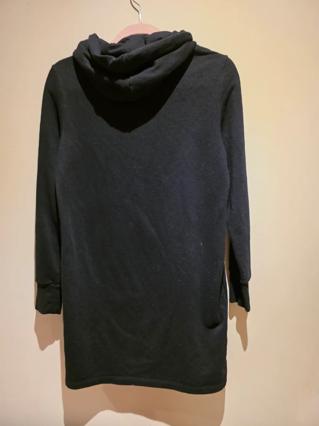 Calvin Klein Black Leopard Print Hoodie Dress - M/M image indicator(3)