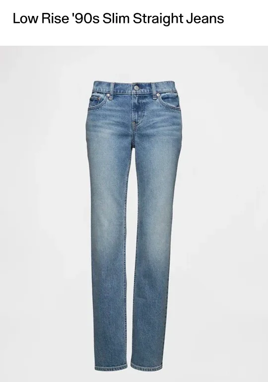 NEW GAP 90s style Straight Jeans - Size 25 image indicator(5)