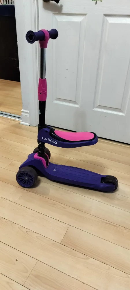 Ride-Volo Scooter - Purple & Pink image indicator(2)