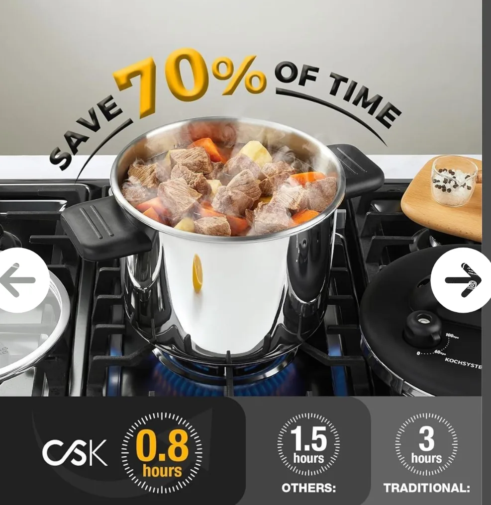 Pressure Cookers (6 Quart) image indicator(2)