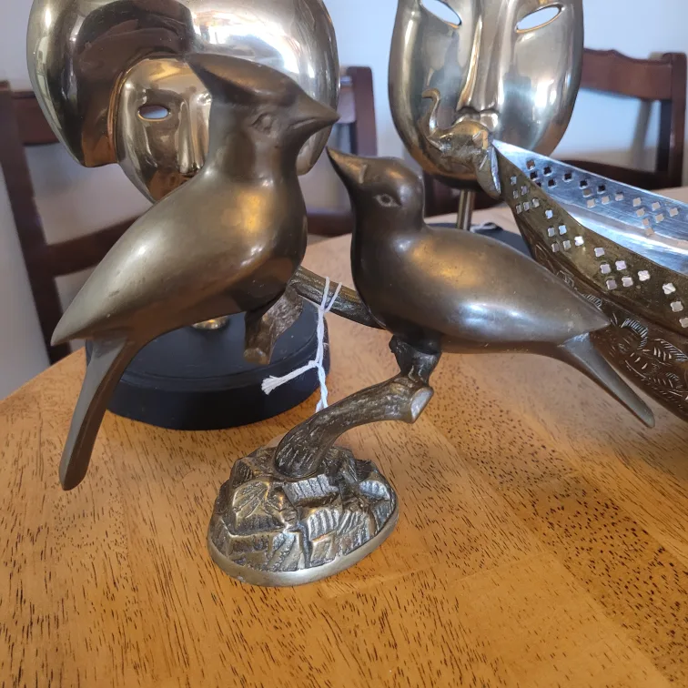 Lot of 4 Vintage Brass Items 20.00 each or all 4 for 60.00 image indicator(2)