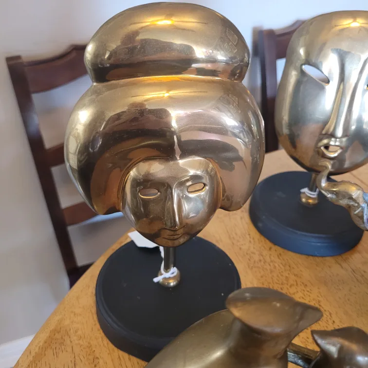 Lot of 4 Vintage Brass Items 20.00 each or all 4 for 60.00 image indicator(3)