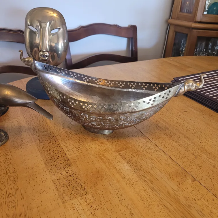 Lot of 4 Vintage Brass Items 20.00 each or all 4 for 60.00 image indicator(5)