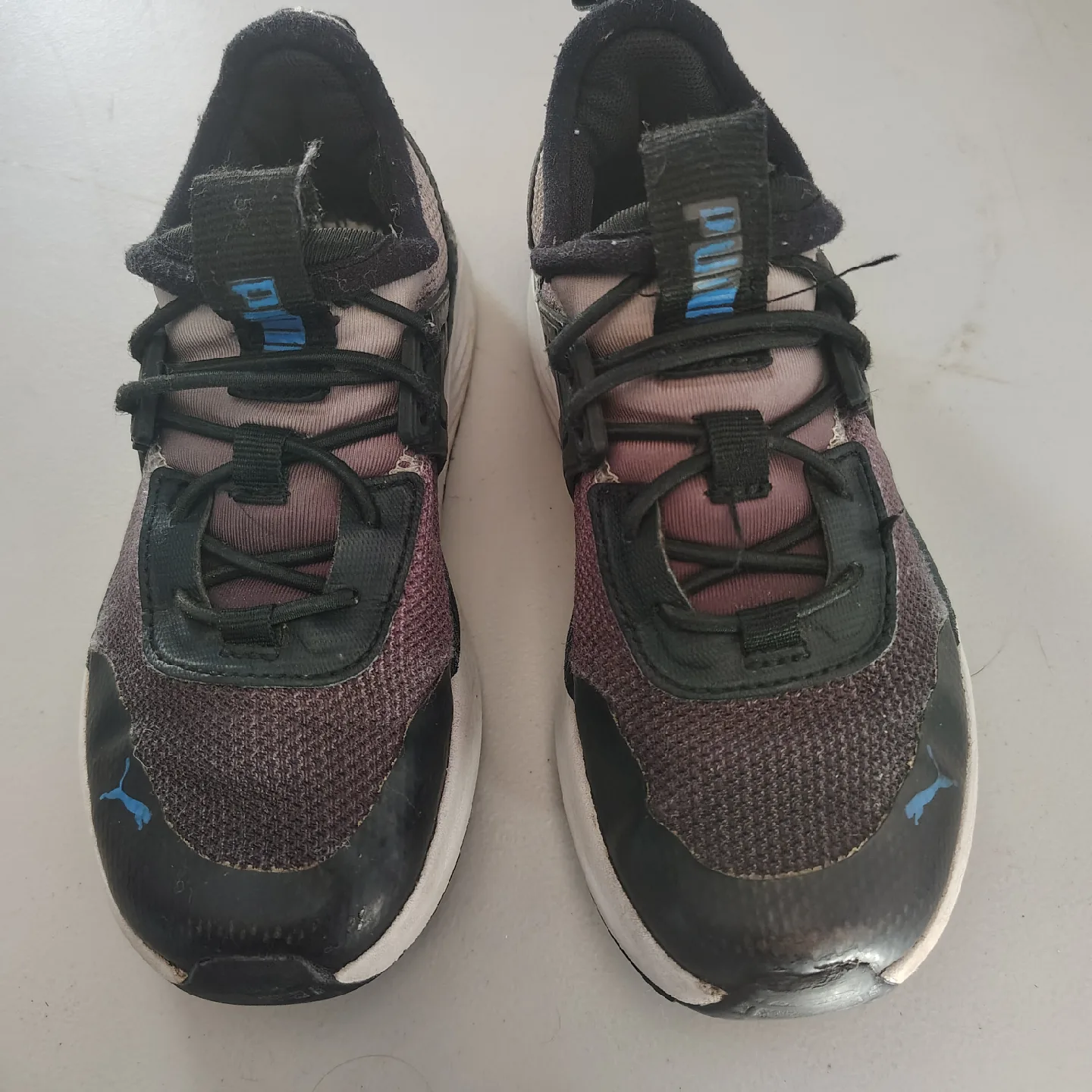 Puma Kids' Running Shoes - Black/Gray size 12.5C image indicator(2)